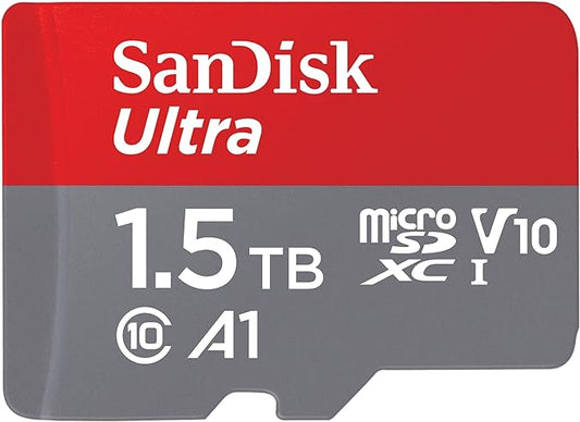 1.5TB Micro SD Card - Up to 150MB/s (SDSQUAC-1T50-GN6MA)