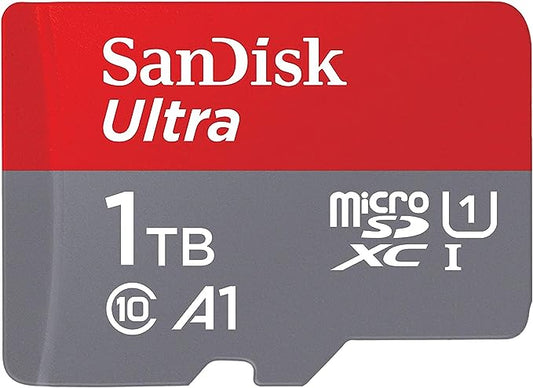 1TB Micro SD Card - Up to 150MB/s (SDSQUAC-1T00-GN6MA)